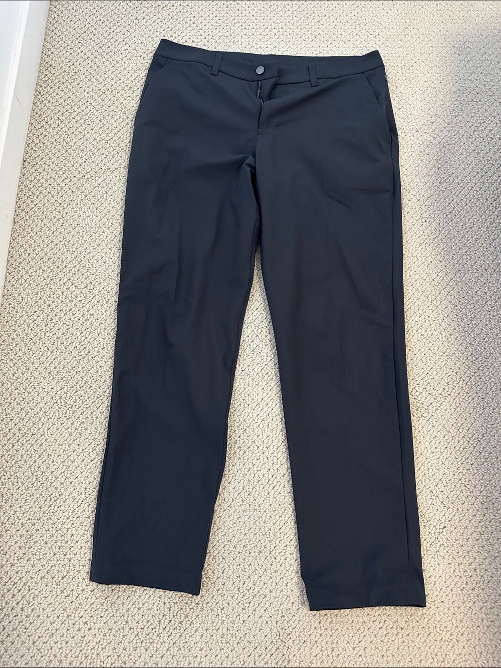 lululemon athletica Men's Black Dress Pants - Straight Leg